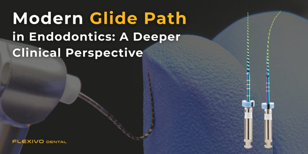 Modern glide path instruments demonstrating canal negotiation and shaping sequence in endodontics