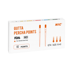 NIC machine rolled gutta-percha points